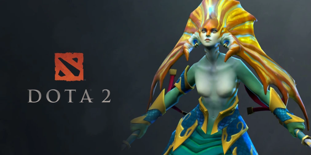 Official Dota 2 artwork featuring Naga Siren