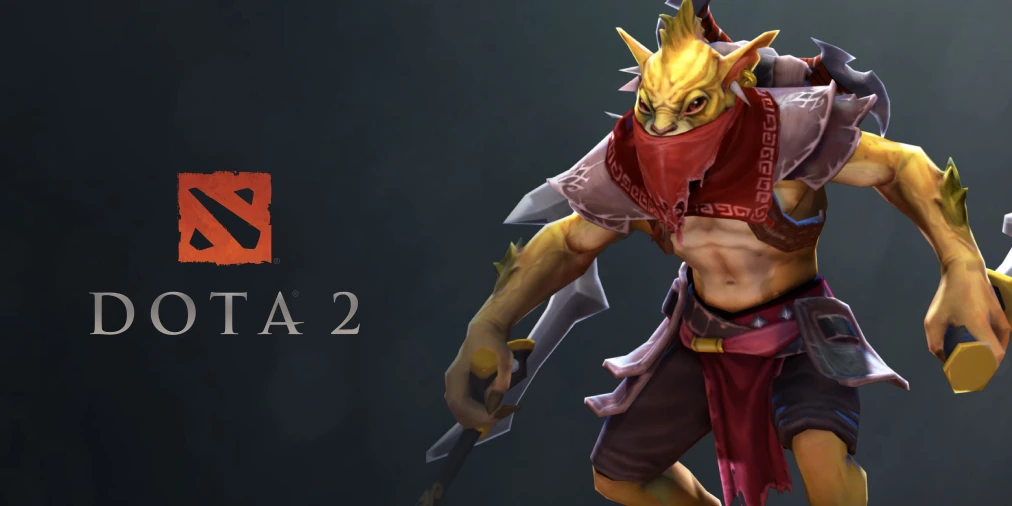 Official Dota 2 artwork featuring Bounty Hunter