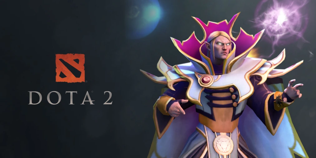 Official Dota 2 artwork featuring Invoker