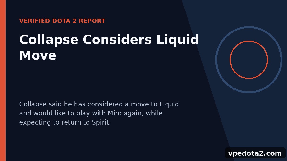 Collapse Considers Liquid Move