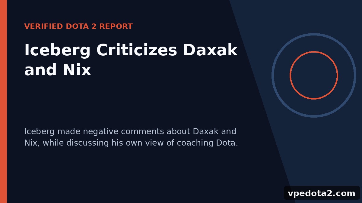 Iceberg Criticizes Daxak and Nix