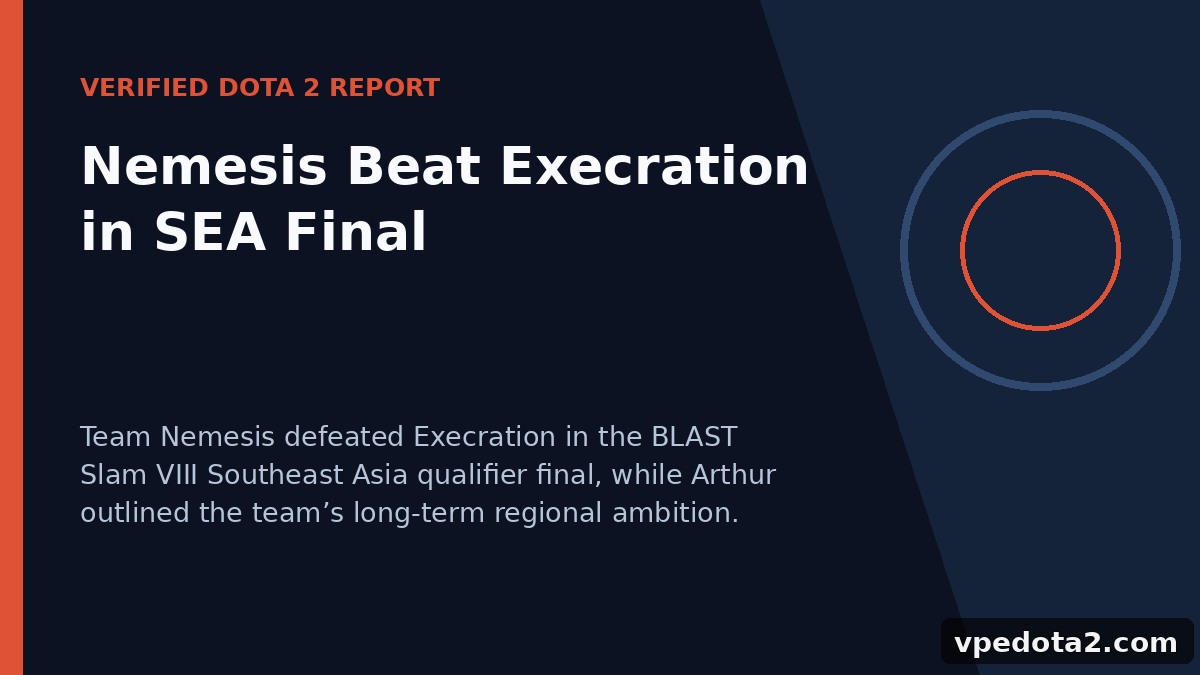 Nemesis Beat Execration in SEA Final