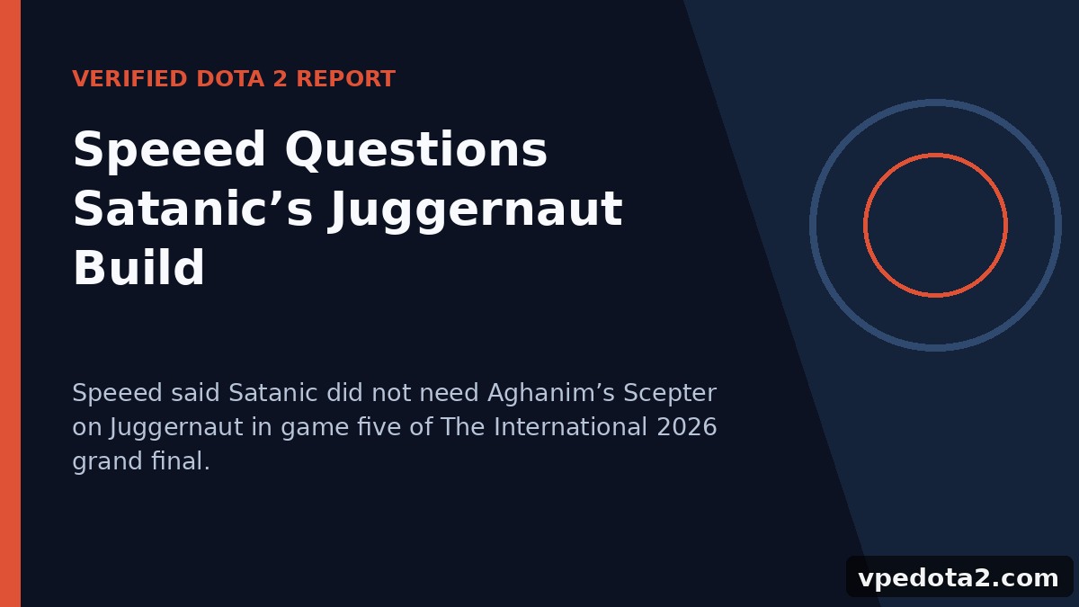 Speeed Questions Satanic’s Juggernaut Build